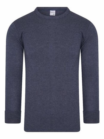 Beeren Ondergoed Long Sleeves Heren Thermo Shirt Blauw 47