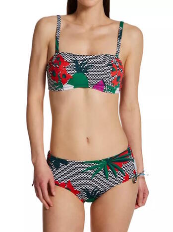 Rosa Faia Beach multicolor print Bikini set