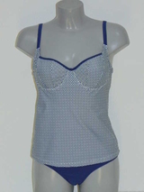 Shiwi Indigo weiß/grau tankini set