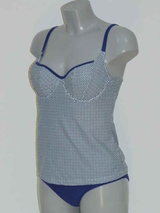 Shiwi Indigo weiß/grau tankini set