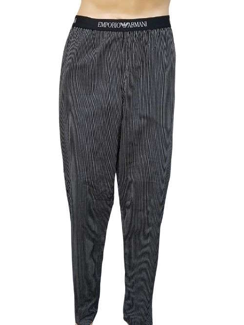 Armani Männer Logo schwarz/weiß pyjamahose