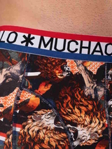 Muchachomalo Dutch Lion orange/print jungen boxershort