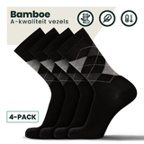 Bamboosa Steve schwarz/print socks