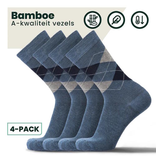 Bamboosa Steve jeans blau socks