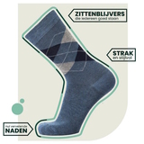 Bamboosa Steve jeans blau socks