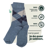 Bamboosa Steve jeans blau socks