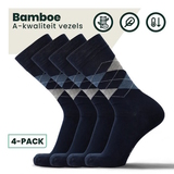 Bamboosa Steve navy-blau/print socks