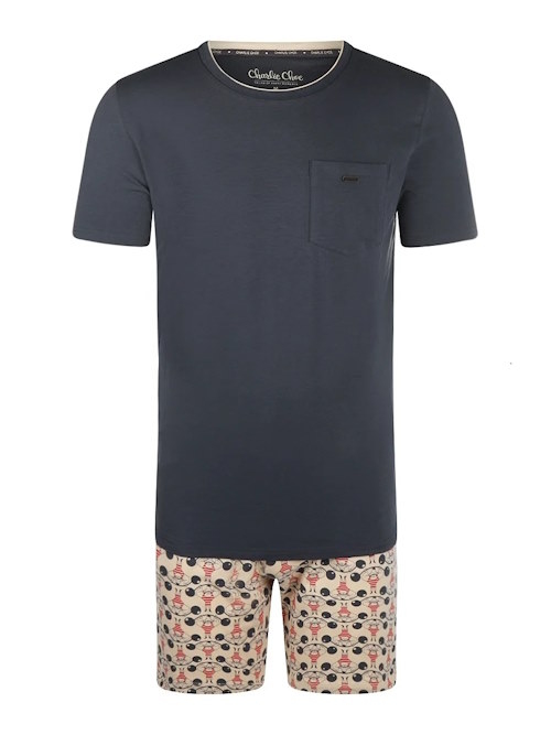 Charlie Choe Circus blau/print pyjama-shirt