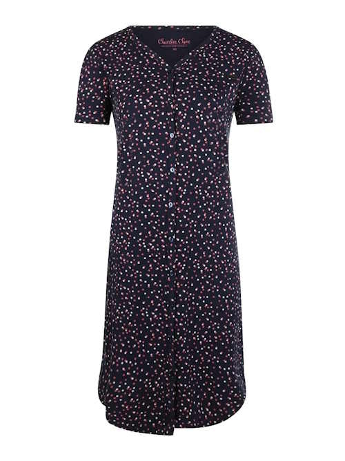 Charlie Choe Bright Days navy-blau/print nachtkleid