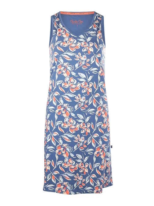 Charlie Choe Retro nights navy-blau/print nachtkleid