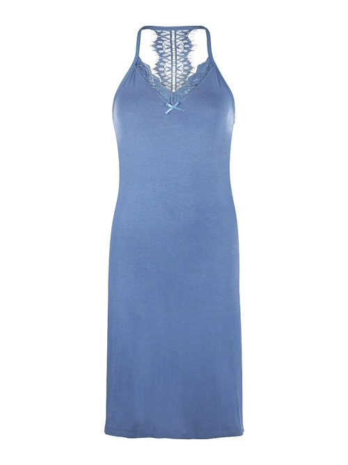 Charlie Choe Retro nights blau slipdress