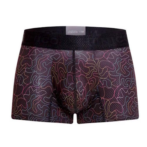 Mundo Unico Drapeado schwarz/print sport trunk