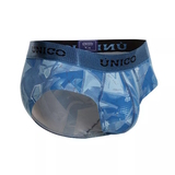 Mundo Unico Escantillon blau/print männer slip