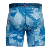 Mundo Unico Escantillon blau/print sport boxershort