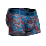 Mundo Unico Sagoma blau/print sport trunk