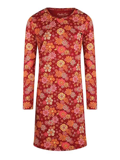 Charlie Choe Flower Power rot nachtkleid