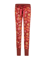 Charlie Choe Flower Power rot/print pyjamahose