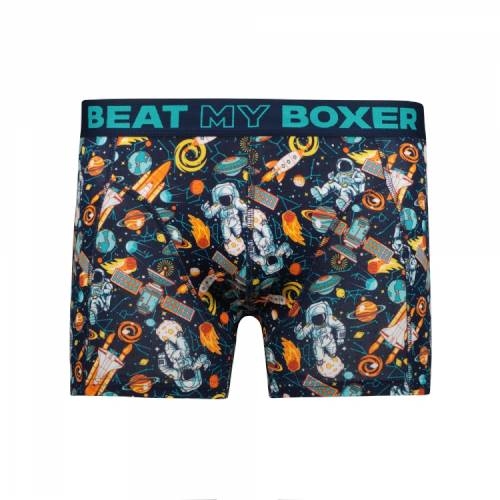 Schlag meinen Boxer Space schwarz/print boxershort