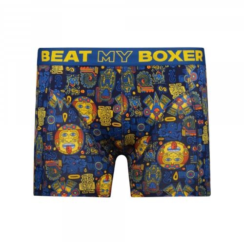 Schlag meinen Boxer Aztec blau/print boxershort