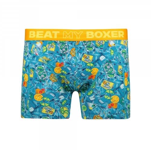 Schlag meinen Boxer Cocktail blau/print boxershort