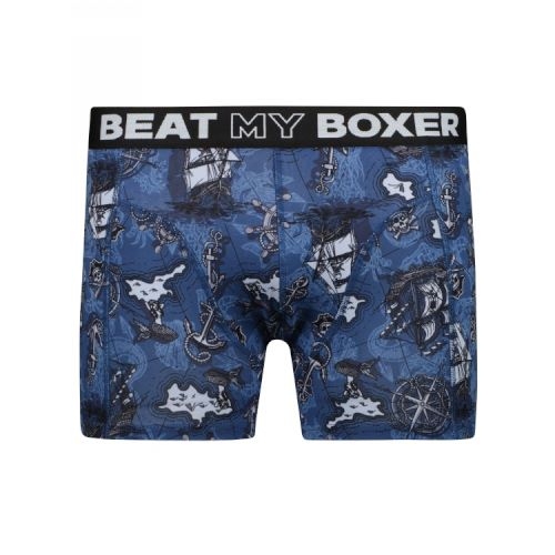 Schlag meinen Boxer Pirates blau/print boxershort