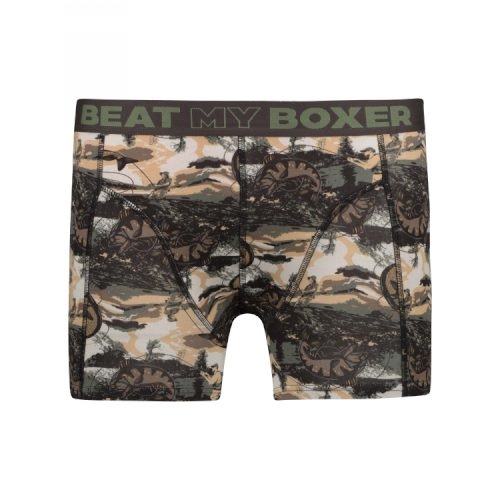 Schlag meinen Boxer No Kill Fishing braun/print boxershort