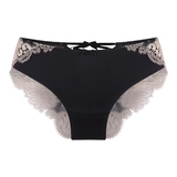 LingaDore black and cream schwarz slip