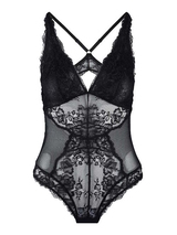 LingaDore String Body schwarz korselett