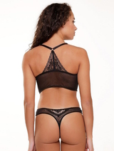 LingaDore Depths of black lingerie schwarz string