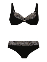 Anita Bademode Hermine schwarz/gold set