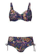 Rosa Faia Bademode Sibel violett/print set