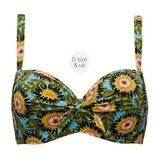 Marlies Dekkers Bademode Bellini grün/print gemoldefer bikini bh