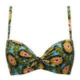 Marlies Dekkers Bademode Bellini grün/print push up bikini bh