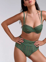 Marlies Dekkers Bademode Holi Vintage grün/print bikini slip