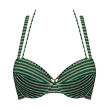 Marlies Dekkers Bademode Holi Vintage grün/print push up bikini bh