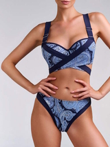 Marlies Dekkers Bademode Cache Coeur blau/print gemoldefer bikini bh