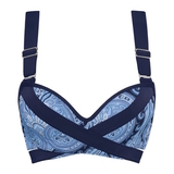 Marlies Dekkers Bademode Cache Coeur blau/print push up bikini bh