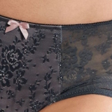 Rosa Faia Fleur anthrazit hoher slip