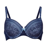 Rosa Faia Fleur navy-blau nicht geformter bh