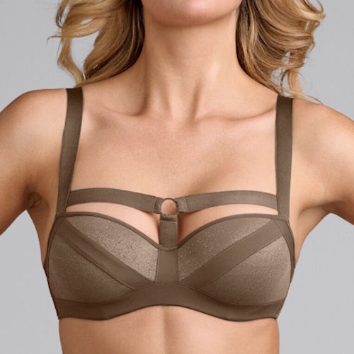 Marlies Dekkers Wing Power gold-glitzer vorgeformter bh