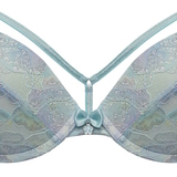 Marlies Dekkers Mariposa blau/print push up bh