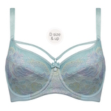 Marlies Dekkers Mariposa blau/print nicht geformter bh