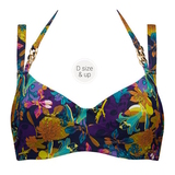 Marlies Dekkers Bademode Acapulco violett/print unwattierter bikini bh