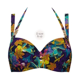 Marlies Dekkers Bademode Acapulco violett/print gemoldefer bikini bh