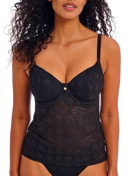 Freya Nomad Nights schwarz tankini top