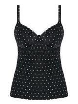 Freya Jewel Cove schwarz/print tankini top