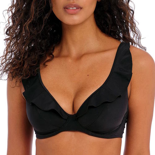 Freya Jewel Cove schwarz unwattierter bikini bh