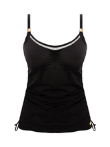 Fantasie schwimmen East Hampton schwarz tankini top