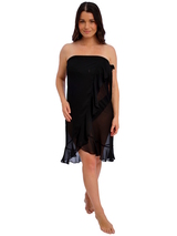 Fantasie schwimmen Nauru schwarz strandkleid