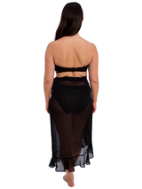 Fantasie schwimmen Nauru schwarz strandkleid